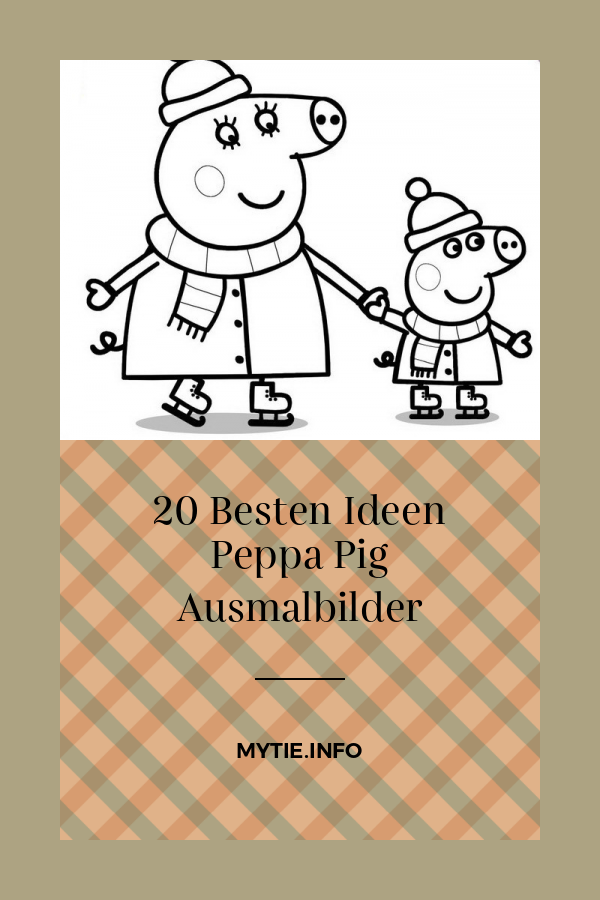 20 Besten Ideen Peppa Pig Ausmalbilder